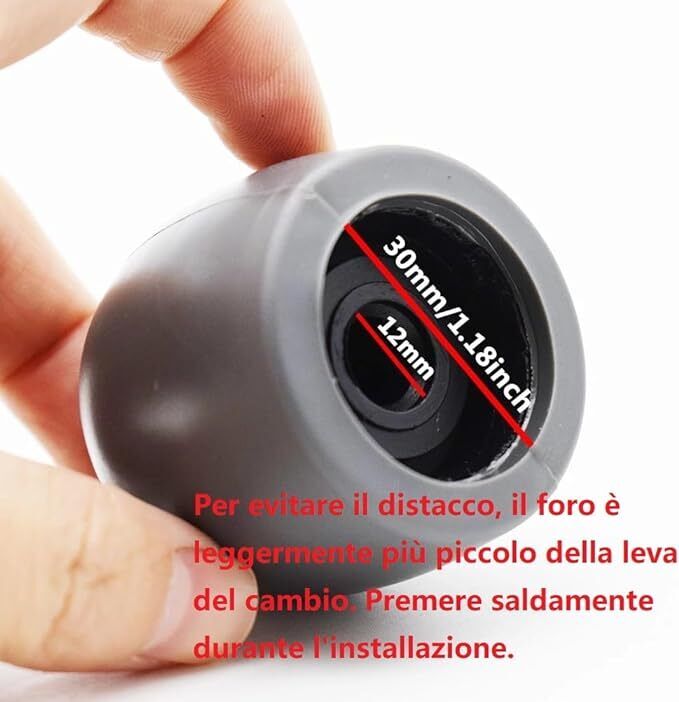 Manopola Leva Pomello Cambio 5 Marce per Fiat Panda 2003–2012