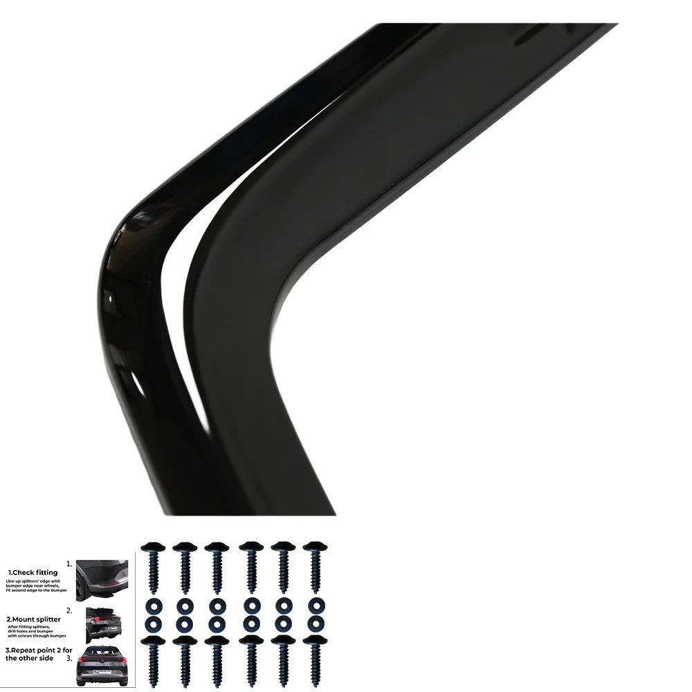 Spoiler laterali posteriori compatibili con VW VOLKSWAGEN Transporter T7 2024+ / – vista 10