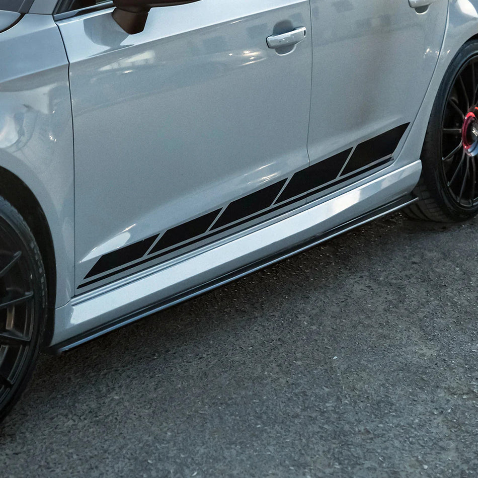 Minigonne laterali compatibili con AUDI RS3 / RS3 Facelift 8V Sportback 2015-202
