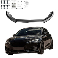 Splitter anteriore per CUPRA Leon 2020-2024 v2 senza omologazione ABE TÜV