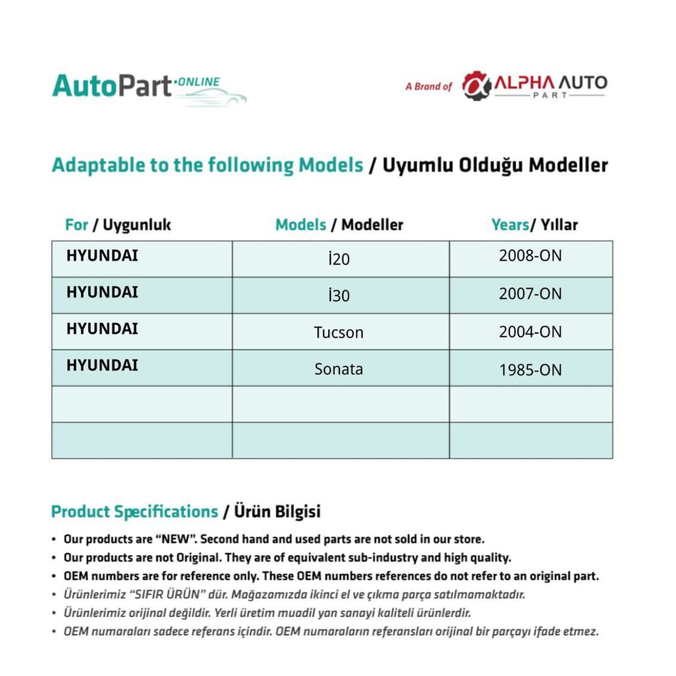 Attuatore serratura porta Hyundai i20 i30 Tucson Sonata