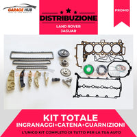 CATENA+VARIATORE+INGRANAGGI+GUARNIZIONI JAGUAR E F PACE LAND ROVER Evoque Velar