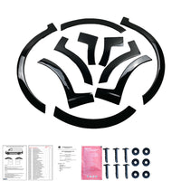 Copri passaruota compatibili con VW VOLKSWAGEN Caddy MK5 2021+ (Nero lucido) con