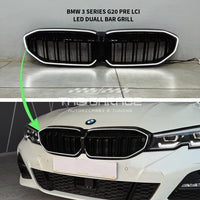 GRIGLIA a LED Bianco Ghiaccio per BMW SERIE 3 G20 (2023-2025) + kit cablaggi
