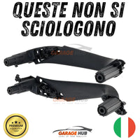 2x Maniglie NERE Interne ANTERIORE - SINISTRA+DESTRA->BMW Serie 5 G30 G31 F90 M5