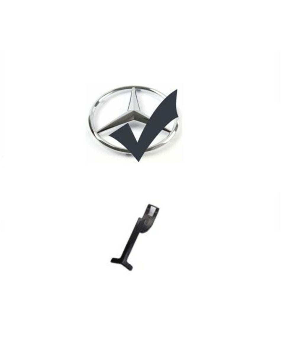 per Mercedes C W203 Griglia Radiatore Nero Lucido Nido d'ape AMG