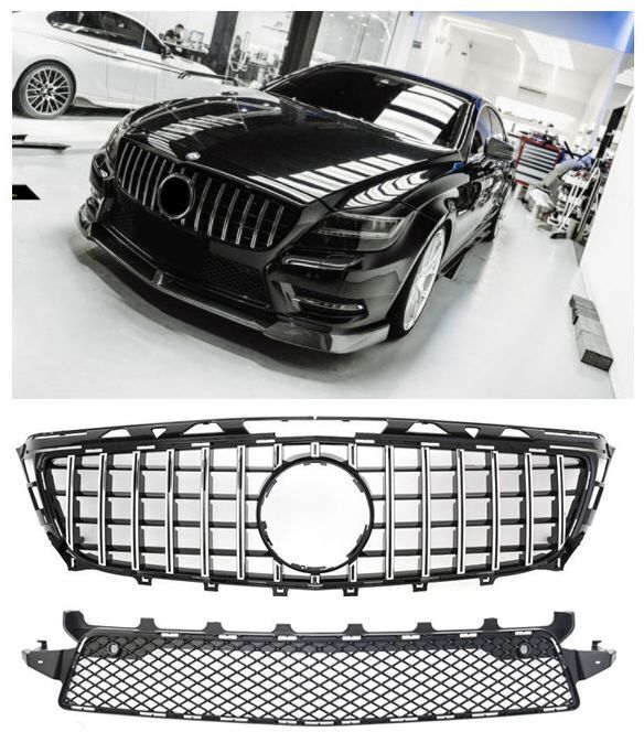 Griglia sportiva per Mercedes W218 CLS 2011-2014 PANAMERICANA AMG LOOK