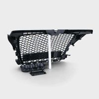 per AUDI A3 8P 8PA 2008-2012 Griglia RS3 Nero Opaco a Nido D'ape