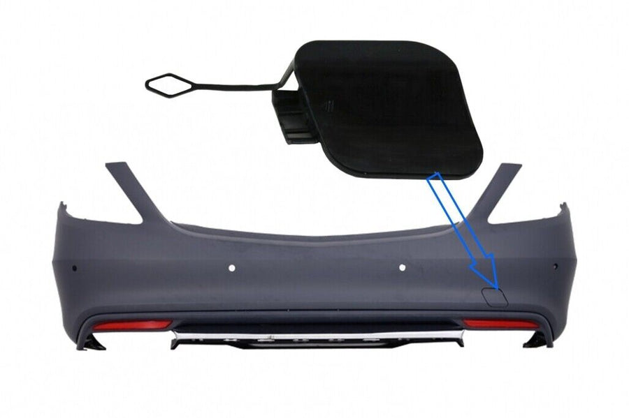 Copertura del gancio di traino per paraurti posteriore per Mercedes W222 Classe