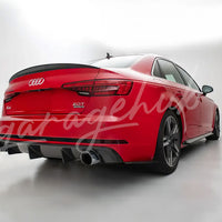 Spoiler✨RS LOOK✨Posteriore per AUDI A4 B9 Facelift da 2019 Berlina Alettone Nero