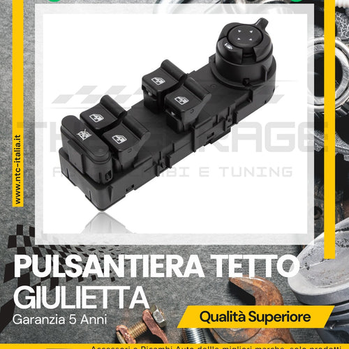 Pulsantiera Alza cristalli per ALFA ROMEO Giulietta 2010-2020 940 ALTA QUALITA'