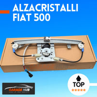 ALZACRISTALLI SUPER DURATA + MOTORINO-> ANT. DESTRA-> FIAT 500 3 Porte >2007