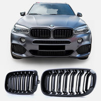 per X5 F15 13-18 Griglia Radiatore M Look Doppia Striscia