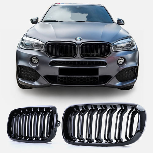 per X5 F15 13-18 Griglia Radiatore M Look Doppia Striscia