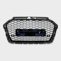 per AUDI A3 8V 2016-2020 Griglia Anteriore in Ottica RS3 Nero