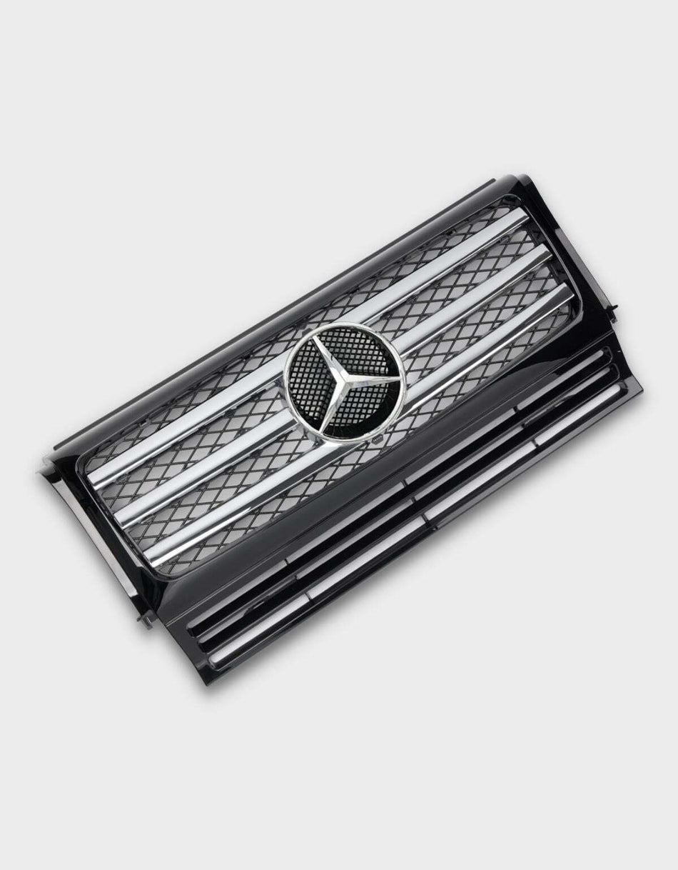 per Mercedes G W463 1990-2017 Griglia Radiatore G63 Look Nero