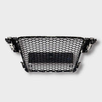Griglia Calandra a Nido D'ape RS5 Look Nero Total Black per Audi A5 8T 2007-2011