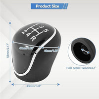 Manopola Leva Pomello Cambio 5 Marce per Ford Focus fiesta Mendeo Kuga Galaxy