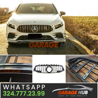 MERCEDES CLASSE A W177 +2018 -> GRIGLIA GT ANTERIORE Cromata PANAMERICANA AMG