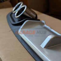 DIFFUSORE POSTERIORE DOPPI TERMINALI PER VW  POLO V 6R 2009-2017 SOTTO PARAURTI