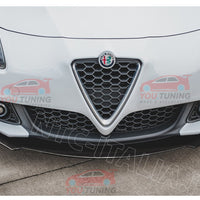 💎ALFA GIULIETTA💎 FRONT LIP SPOILER FRONTALE SOTTO PARAURTI LUCIDO NERO ABS