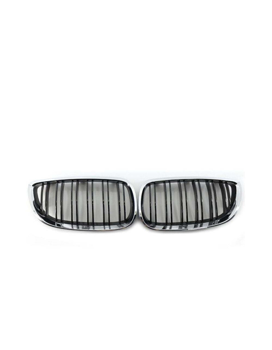per Serie 3 E92 E93 06-10 Griglia Radiatore Nero Croamto