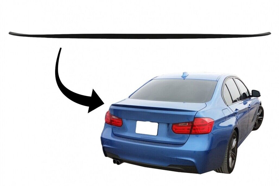Spoiler del coperchio del bagagliaio per BMW Serie 3 F30 (2010-up) Design M3 Ner