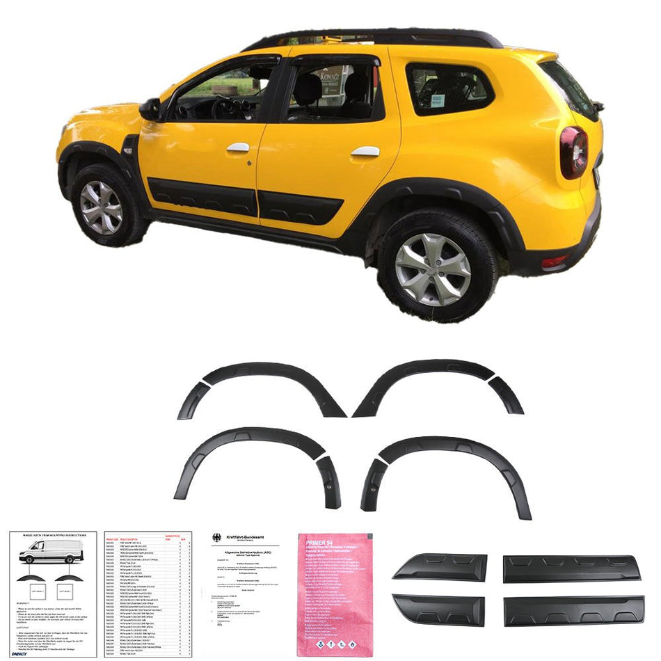 Bodykit Carrozzeria Pacchetto Sportivo per DACIA Duster Serie 2 2018+ Parkassist (Offroad)