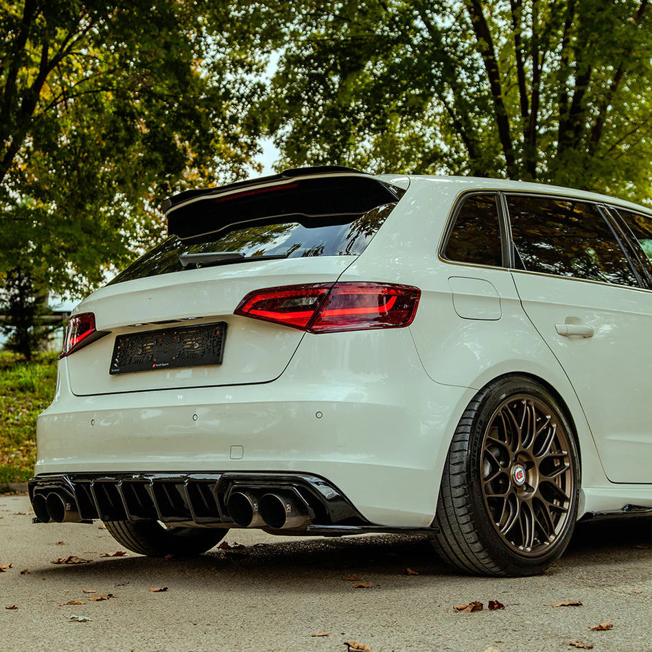 Splitter laterali posteriori compatibili con AUDI S3 8V Sportback 2013-2016