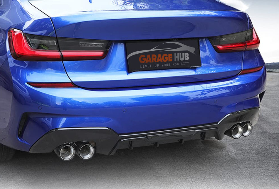 DIFFUSORE +2 TERMINALI INCLUSI *Look M3* per BMW Serie 3 G20/G80 M Performance
