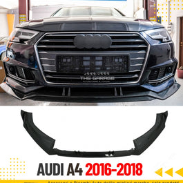 Lama Anteriore Splitter per Audi A4 B9 8W (2016-2018) SOLO S-LINE - CARBON