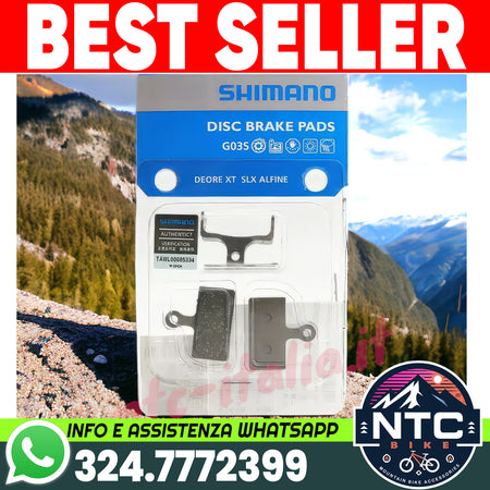 2x PASTIGLIE Freno SHIMANO G05S G03S DEORE XTR SLX ALFINE M9000 M9020 M987 – vista 17