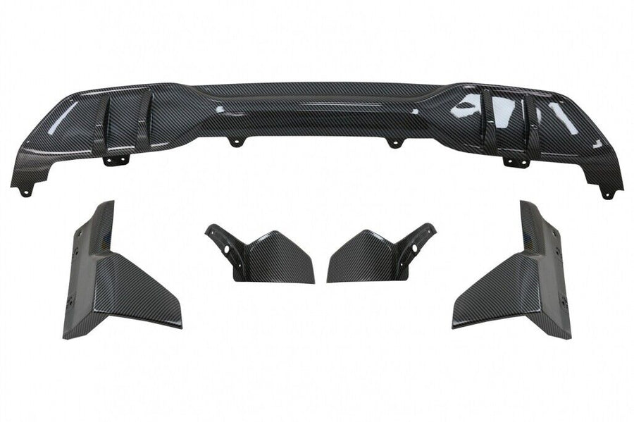 Aero Body Kit Labbro del paraurti anteriore e diffusore d'aria per BMW X5 G05 (2018-2022) M Performance Design Carbon Look