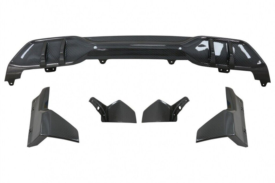 Aero Body Kit Labbro del paraurti anteriore e diffusore d'aria per BMW X5 G05 (2018-2022) M Performance Design Carbon Look