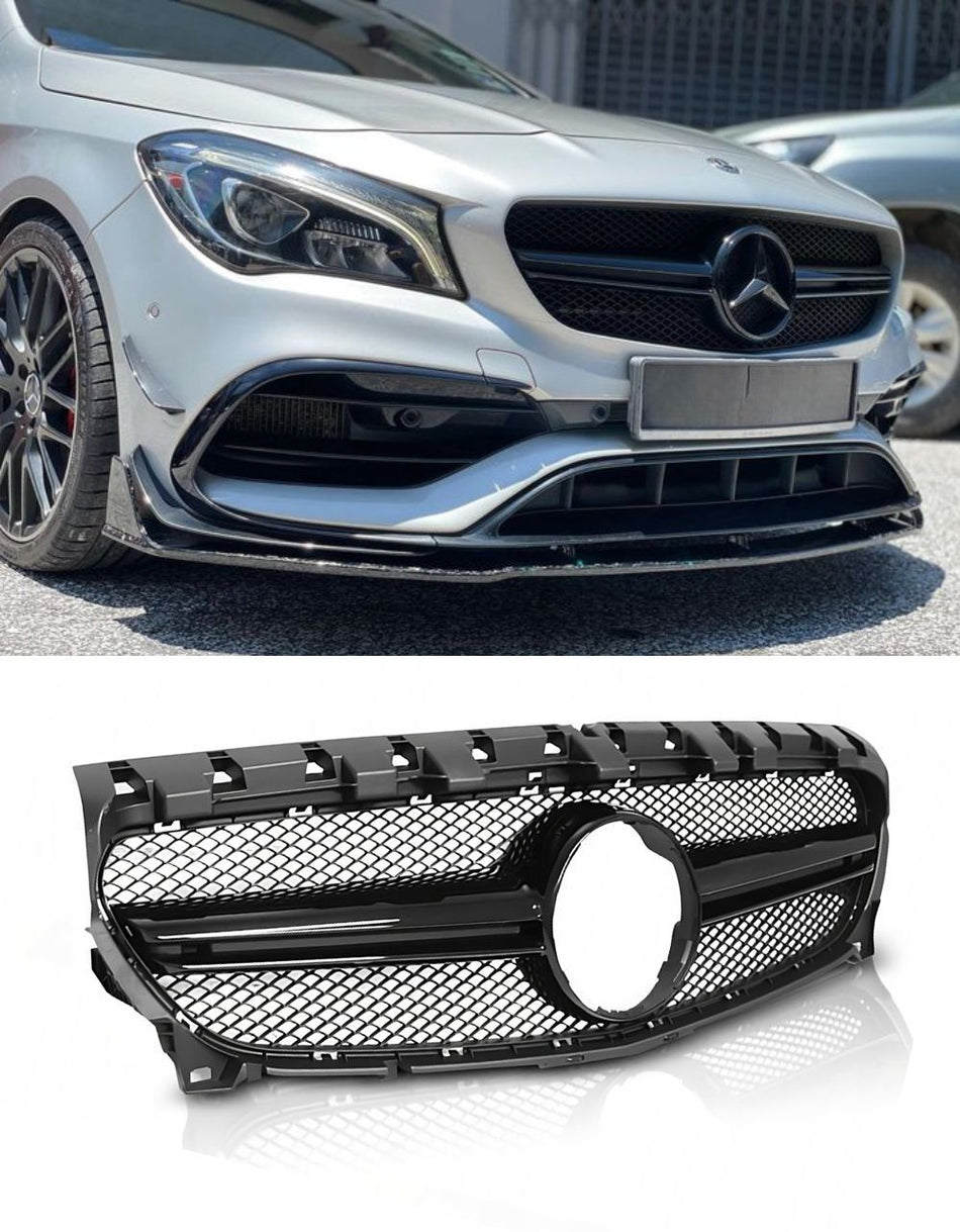 per Mercedes CLA X117 2015-2018 Griglia Radiatore AMG 45 Look