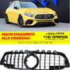 GRIGLIA A45 PANAMERICANA per MERCEDES CLASSE A W177 2018-2023 SILVER - CROMATA