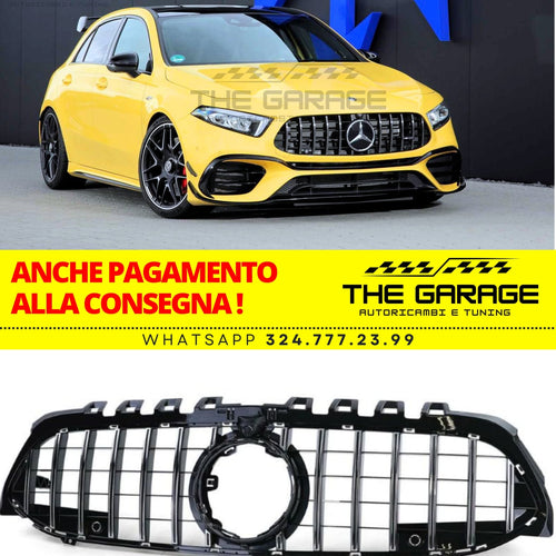 GRIGLIA A45 PANAMERICANA per MERCEDES CLASSE A W177 2018-2023 SILVER - CROMATA