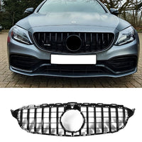 per Mercedes C205 Coupe 2014-2018 Griglia Radiatore Look AMG GT