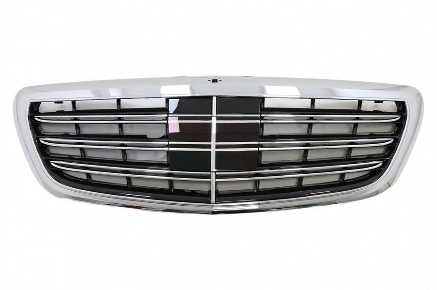 Griglia anteriore per Mercedes Classe S W222 (2014-08.2020) S63 S65 Design Croma