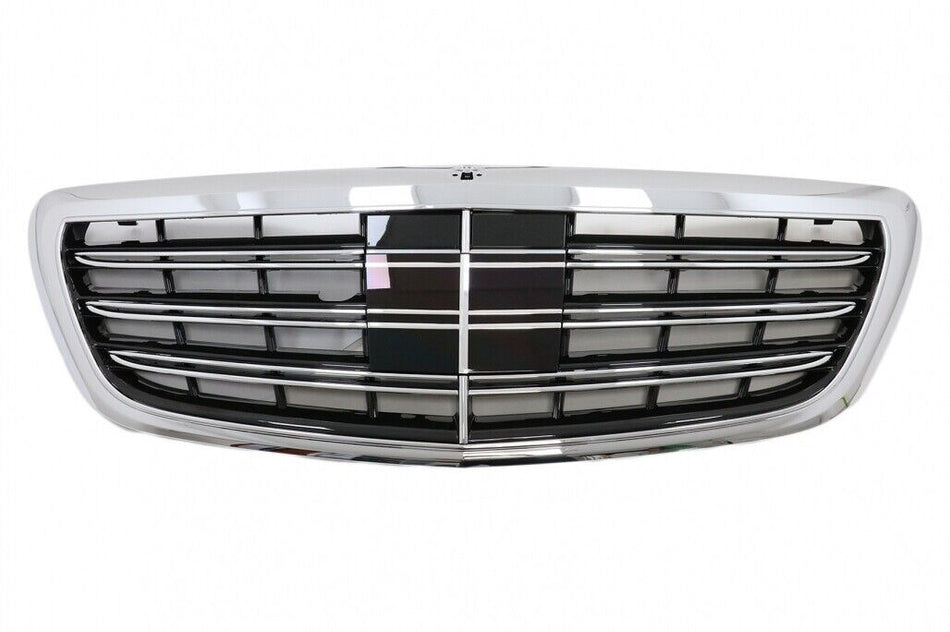 Griglia anteriore per Mercedes Classe S W222 (2014-08.2020) S63 S65 Design Croma