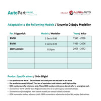Maniglia per Tendina Parasole Mitsubishi Eclipse - Grigio Scuro