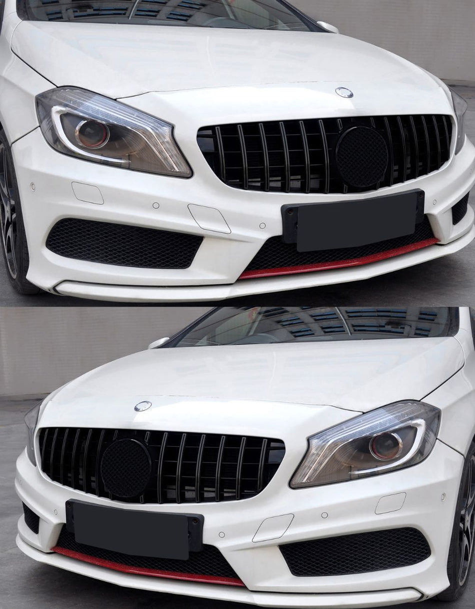 per Mercedes A W176 2015-2018 Griglia Anteriore Panamericana AMG