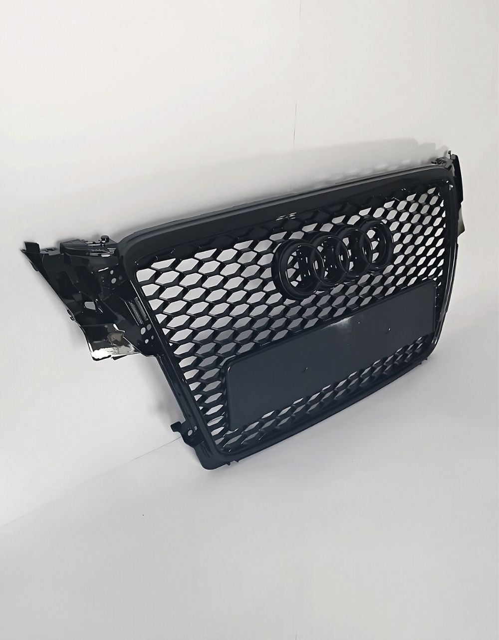 per AUDI A4 B8 8K 2007-2011 Griglia Anteriore RS4 Nero Lucido – vista 5