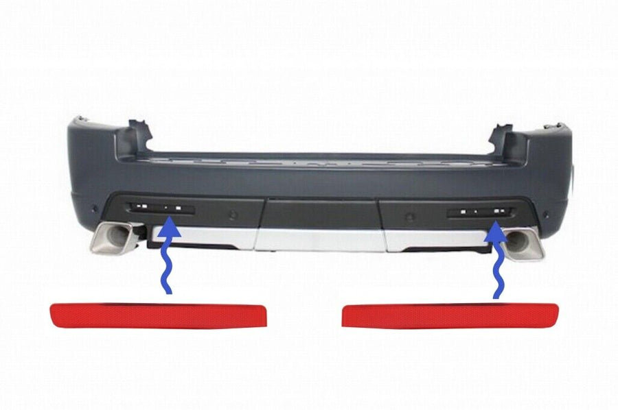 Catarifrangenti per paraurti posteriore per Range Rover Sport L320 Facelift (201