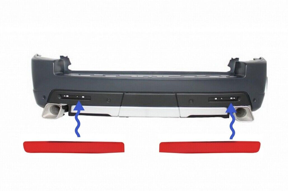 Catarifrangenti per paraurti posteriore per Range Rover Sport L320 Facelift (201