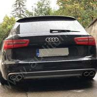 DIFFUSORE ✨S6 UPGRADE✨ per AUDI A6 C7 2012-2015 (SLINE) POSTERIORE SOTTO PARA...