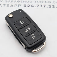 TELECOMANDO GUSCIO CHIAVE compatibile per VW GOLF 6, VI Polo 6R Passat B7 CC