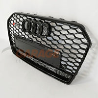 Griglia a nido d'ape TOTAL BLACK RS6 Quattro Design per Audi A6 4G C7 2014-2018