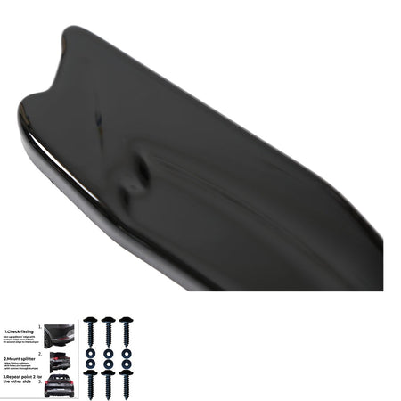Splitter laterali posteriori compatibili con VW VOLKSWAGEN Golf MK6 GTI – vista 10