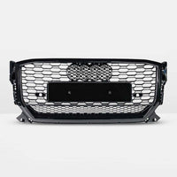 per AUDI Q2 2016-2020 Griglia Radiatore Ottica RSQ2 Nero Lucido